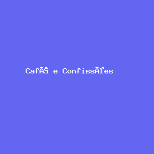 Café e Confissões