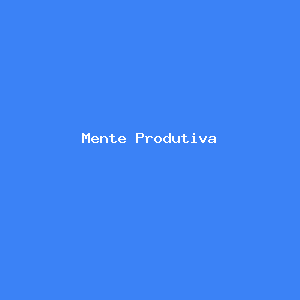Mente Produtiva